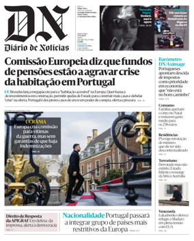 Cover of Diario de Noticias