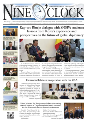 Cover of Nine o clock (Romania) Daily