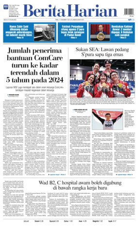 Cover of Berita Harian