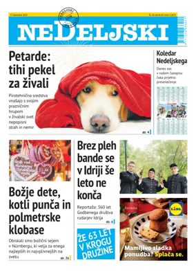 Cover of Nedeljski Dnevnik