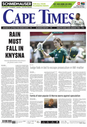 Cover of Cape Times