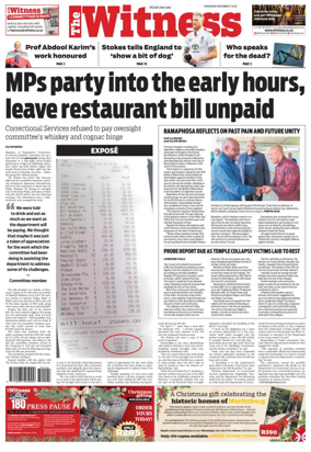 Cover of The Witness (South Africa)