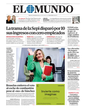 Cover of El Mundo Madrid