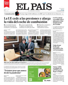 Cover of El País (1ª Edición)