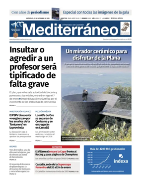 Cover of El Periódico Mediterráneo