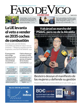 Cover of Faro de Vigo (Ourense)