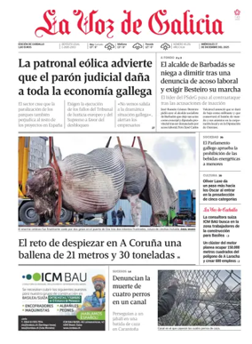 Cover of La Voz de Galicia (Carballo)