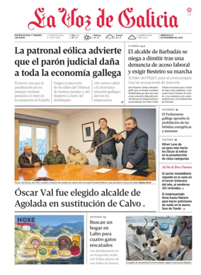 Cover of La Voz de Galicia (Deza)