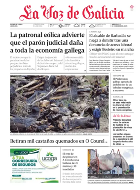 Cover of La Voz de Galicia (Monforte)