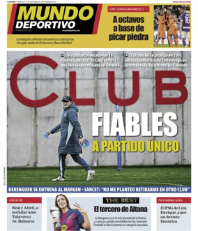 Cover of Mundo Deportivo (Bizkaia-Araba)