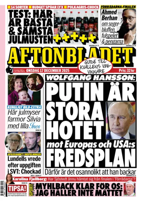 Cover of Aftonbladet