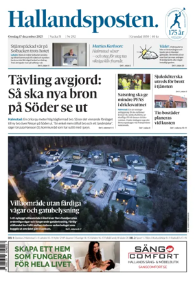 Cover of Hallandsposten