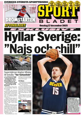 Cover of Sportbladet