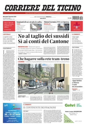 Cover of Corriere del Ticino