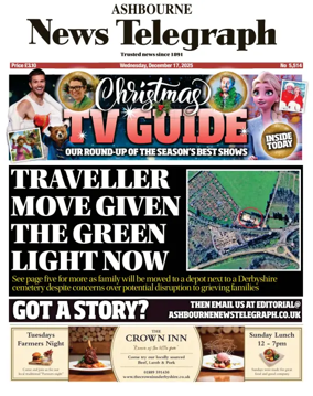 Cover of Ashbourne News Telegraph