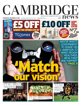 Cover of Cambridge News
