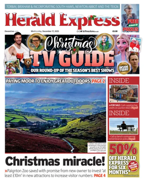 Cover of Herald Express (Torbay, Brixham & South Hams Edition)