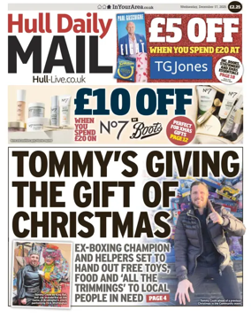 Cover of Hull Daily Mail