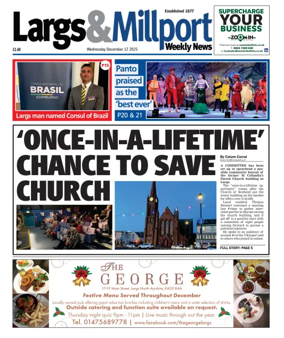 Cover of Largs & Millport Weekly News