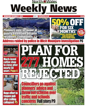 Cover of North Wales Weekly News