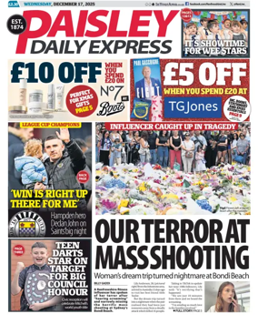 Cover of Paisley Daily Express
