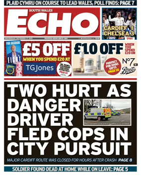 Cover of South Wales Echo