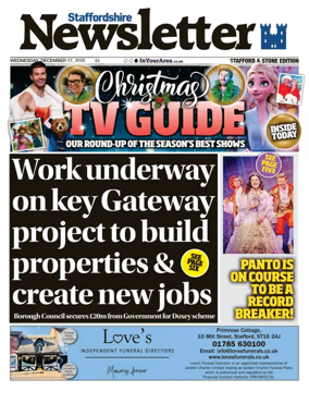 Cover of Staffordshire Newsletter