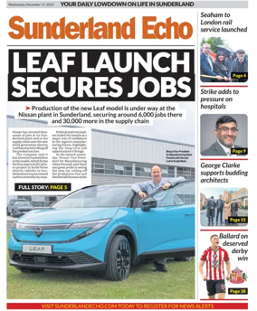 Cover of Sunderland Echo
