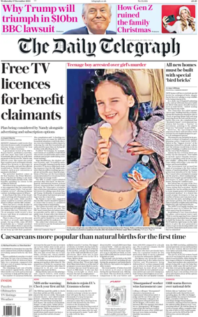 Cover of The Daily Telegraph