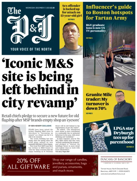 Cover of The Press and Journal (Aberdeenshire)