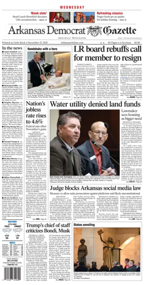 Cover of Arkansas Democrat-Gazette