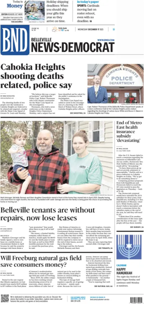 Cover of Belleville News-Democrat