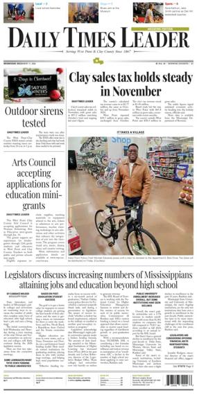 Cover of Daily Times Leader