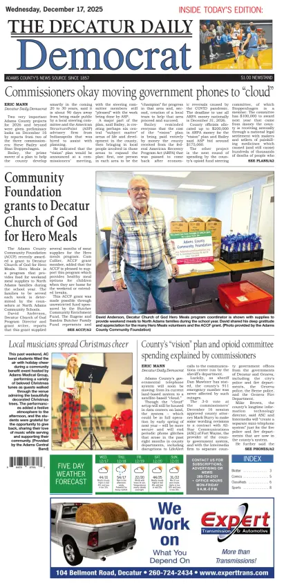 Cover of The Decatur Daily Democrat