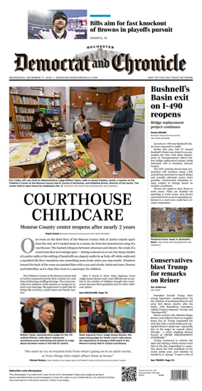 Cover of Democrat and Chronicle