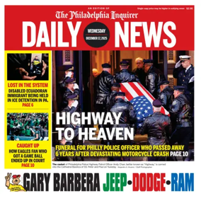 Cover of Philadelphia Daily News