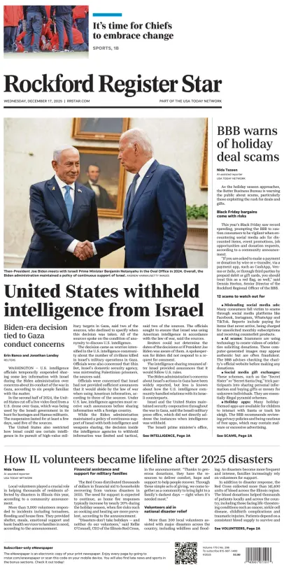 Cover of Rockford Register Star