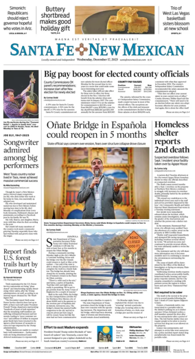 Cover of Santa Fe New Mexican