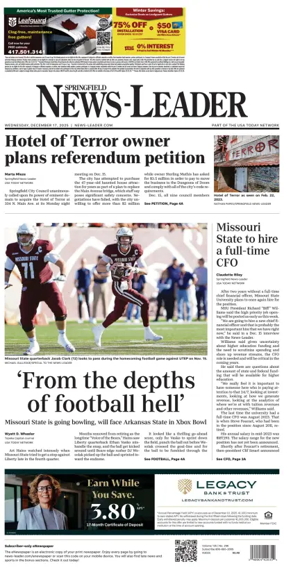 Cover of Springfield News-Leader