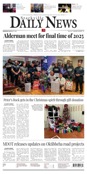 Cover of Starkville Daily News