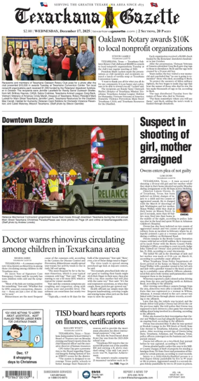 Cover of Texarkana Gazette