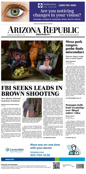 Cover of The Arizona Republic