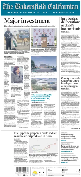 Cover of The Bakersfield Californian