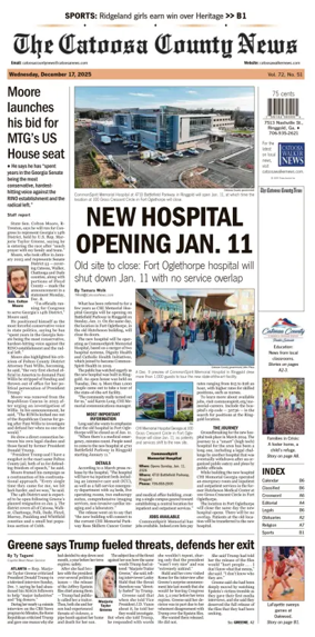 Cover of The Catoosa County News