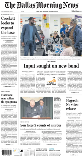 Cover of The Dallas Morning News