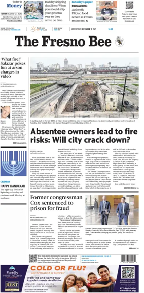 Cover of The Fresno Bee