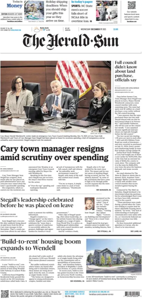 Cover of The Herald Sun