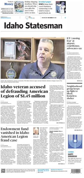 Cover of The Idaho Statesman