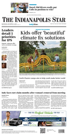 Cover of The Indianapolis Star