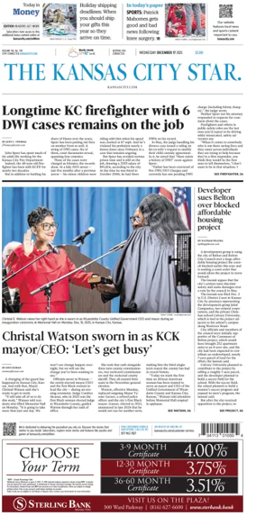 Cover of The Kansas City Star